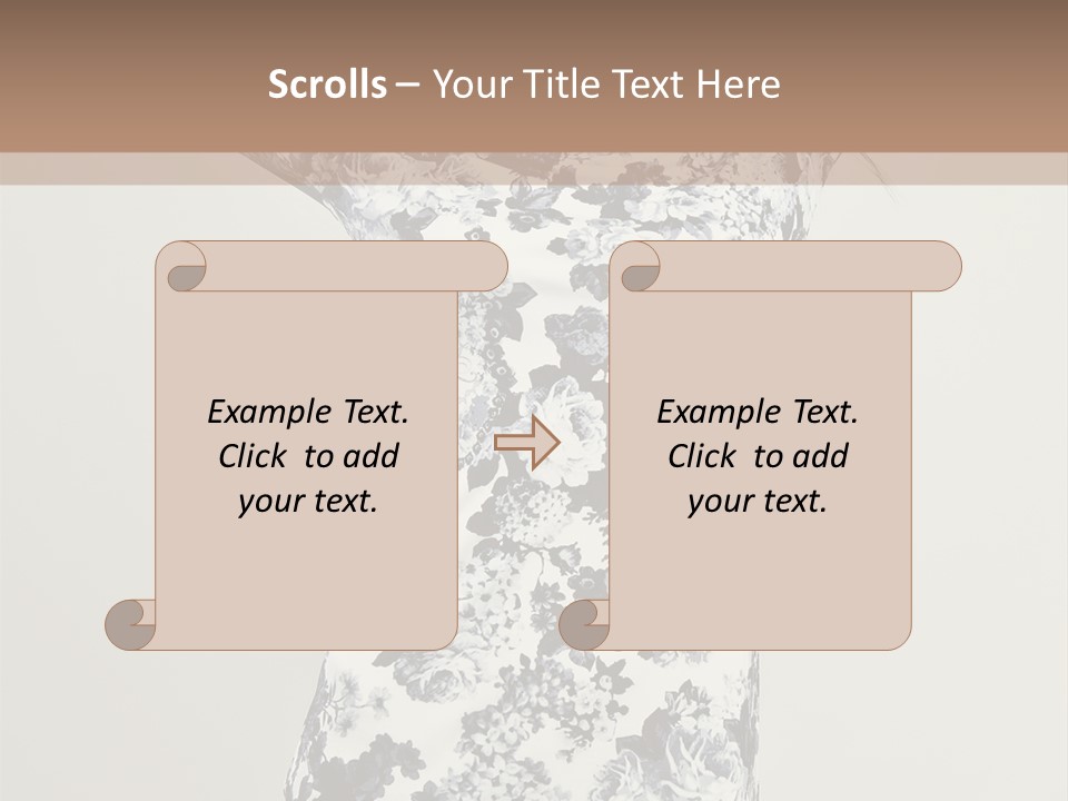 Adult Female People PowerPoint Template