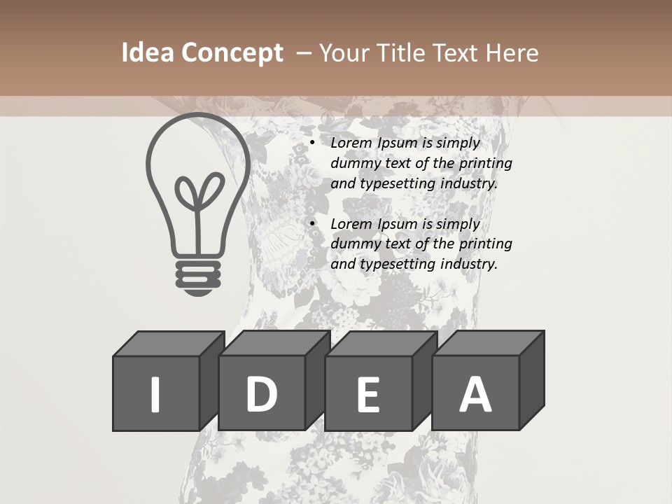 Adult Female People PowerPoint Template