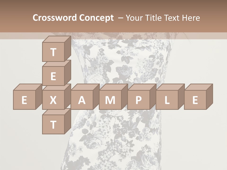 Adult Female People PowerPoint Template