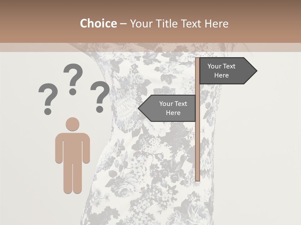 Adult Female People PowerPoint Template