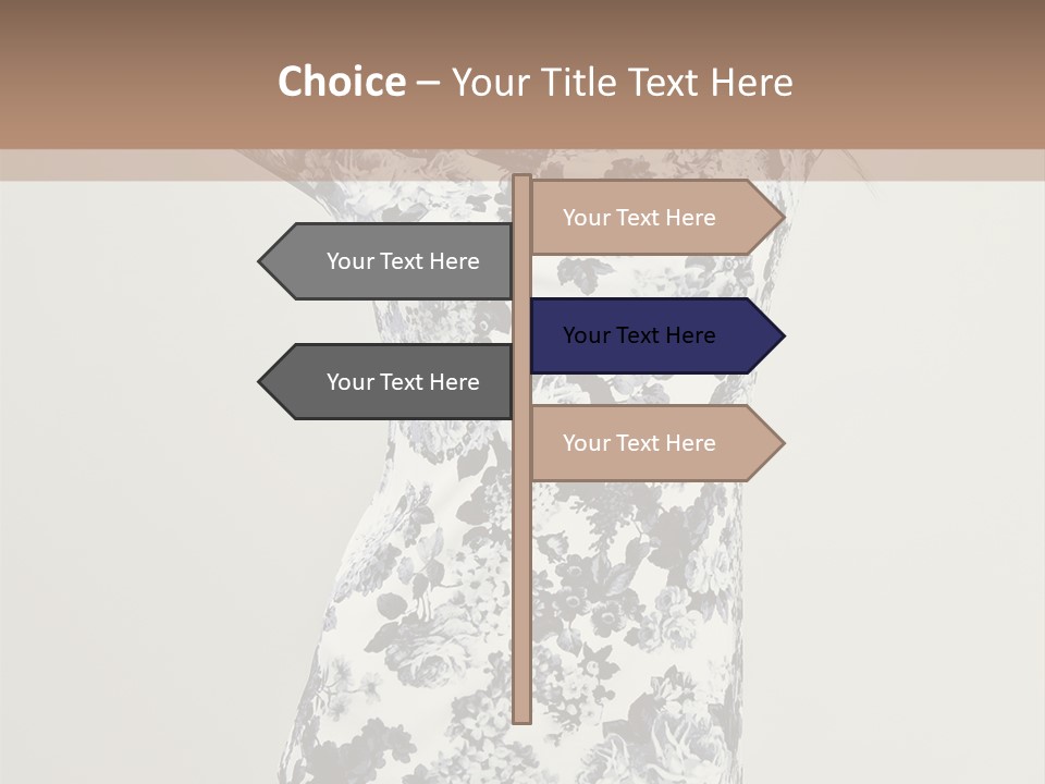 Adult Female People PowerPoint Template
