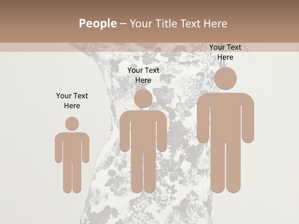 Adult Female People PowerPoint Template