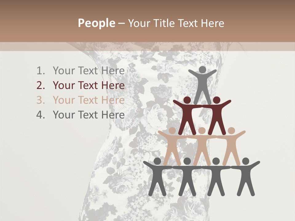 Adult Female People PowerPoint Template