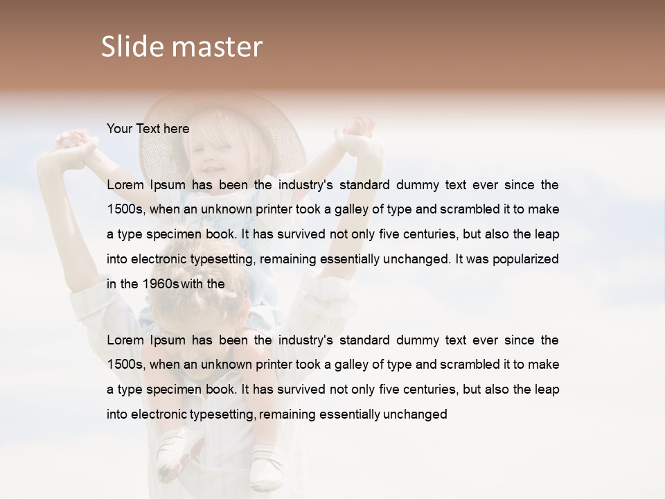 Sky Landscape Mountains PowerPoint Template