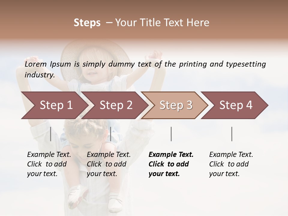 Sky Landscape Mountains PowerPoint Template