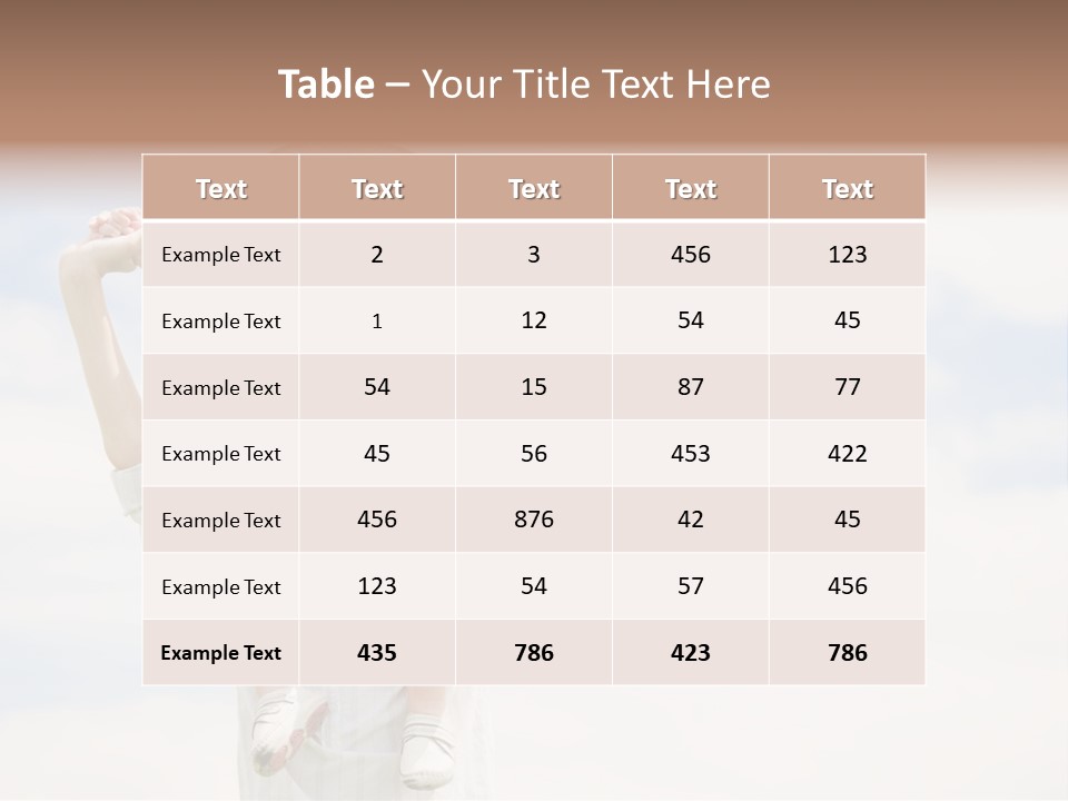 Sky Landscape Mountains PowerPoint Template