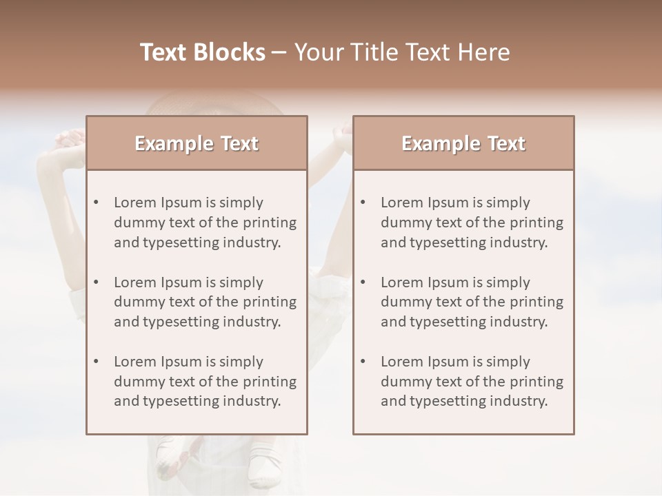 Sky Landscape Mountains PowerPoint Template