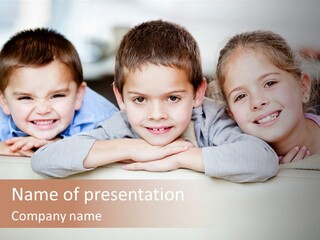 Latinamerican Content Girl PowerPoint Template