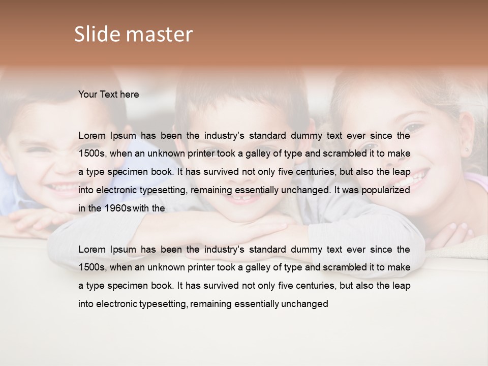 Latinamerican Content Girl PowerPoint Template