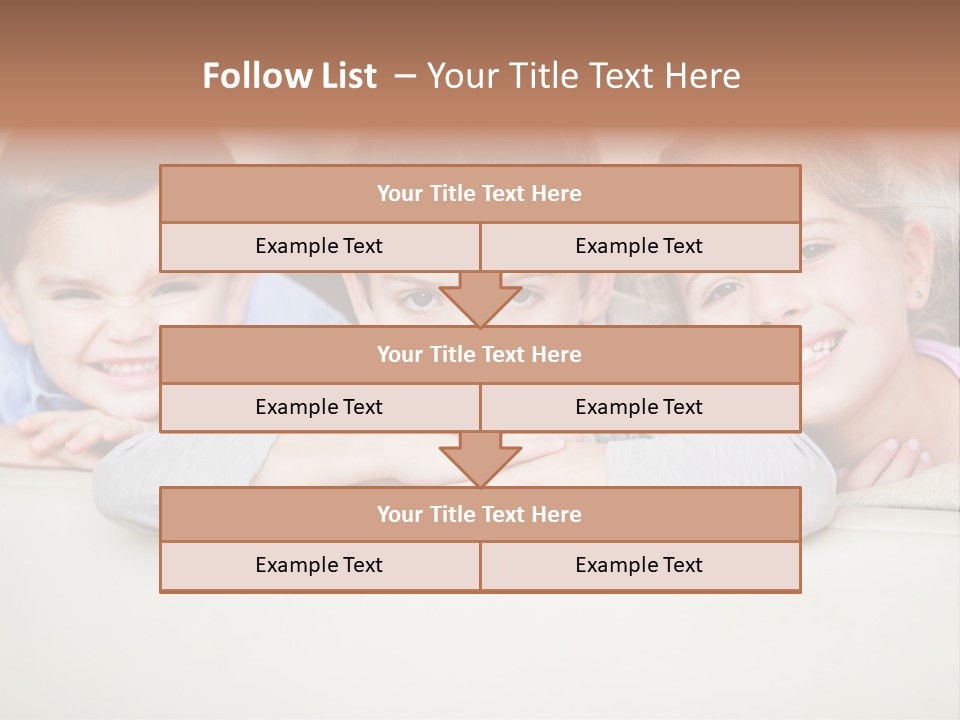Latinamerican Content Girl PowerPoint Template