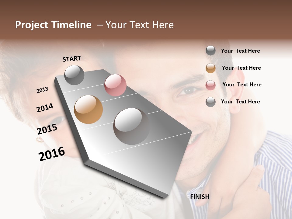 Celebrating Childhood Affectionate PowerPoint Template