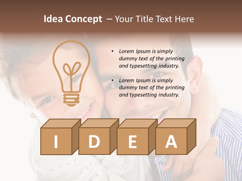 Celebrating Childhood Affectionate PowerPoint Template