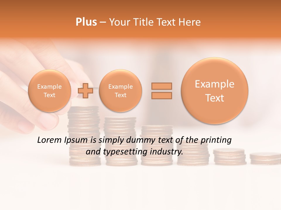 Market Fund Stack PowerPoint Template