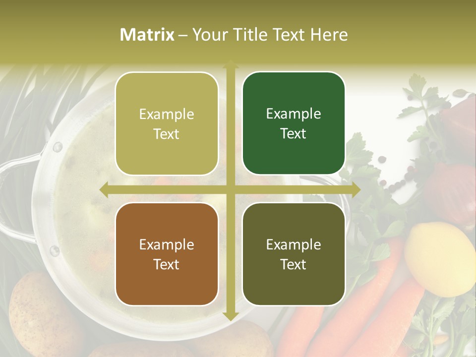 Lunch Cooking Ingredient PowerPoint Template