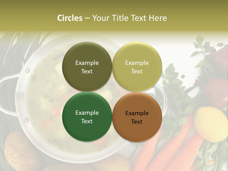 Lunch Cooking Ingredient PowerPoint Template