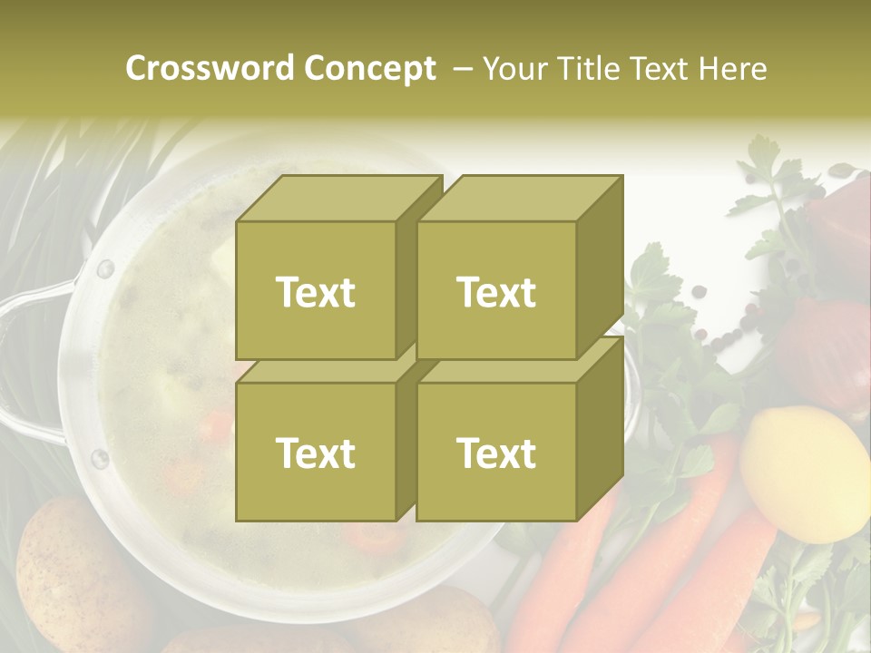 Lunch Cooking Ingredient PowerPoint Template