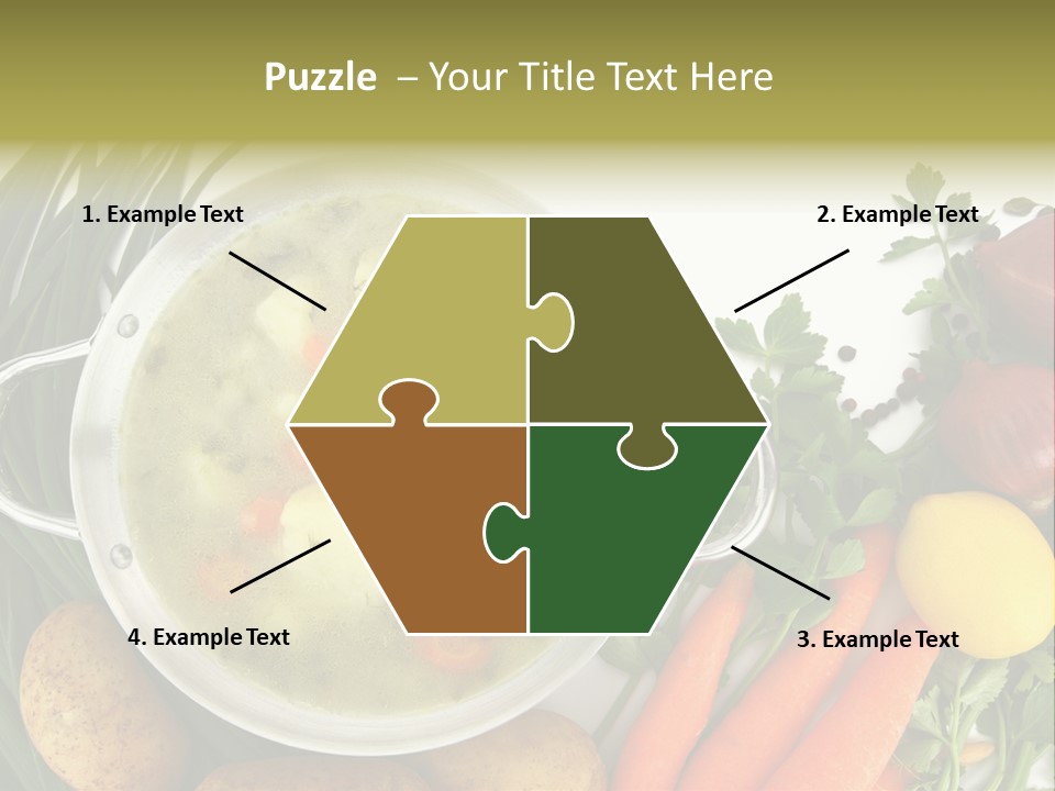 Lunch Cooking Ingredient PowerPoint Template