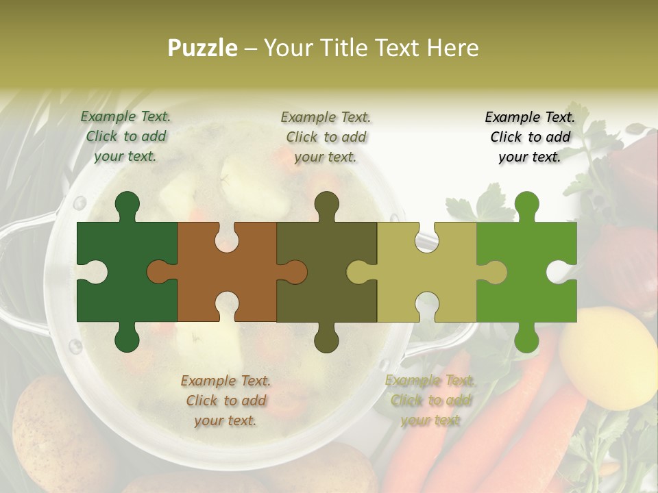 Lunch Cooking Ingredient PowerPoint Template