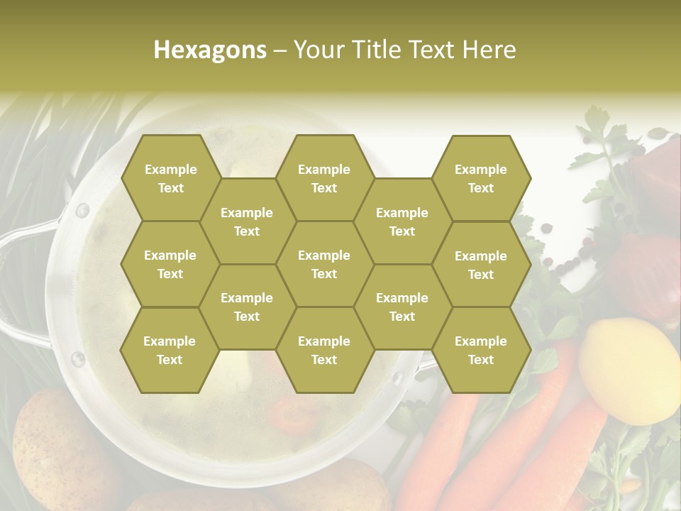 Lunch Cooking Ingredient PowerPoint Template