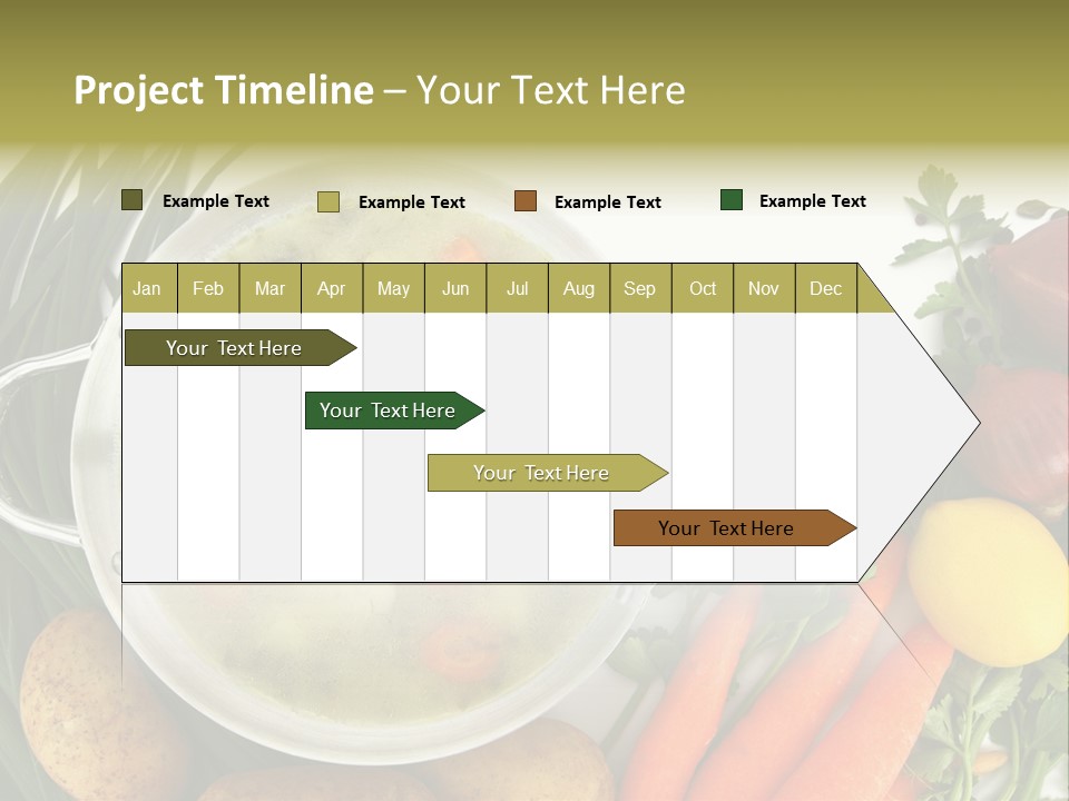 Lunch Cooking Ingredient PowerPoint Template