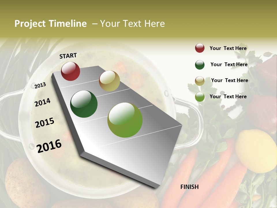 Lunch Cooking Ingredient PowerPoint Template