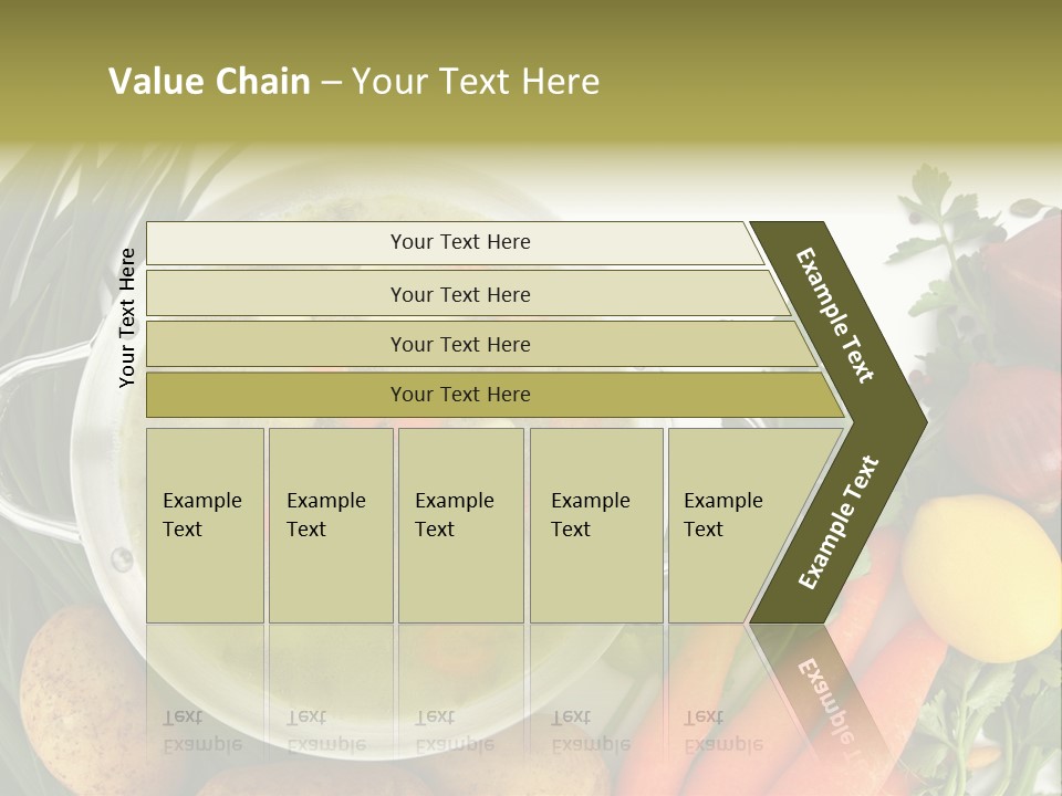 Lunch Cooking Ingredient PowerPoint Template