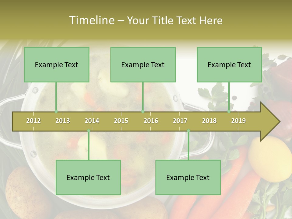Lunch Cooking Ingredient PowerPoint Template
