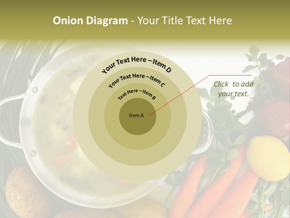 Lunch Cooking Ingredient PowerPoint Template