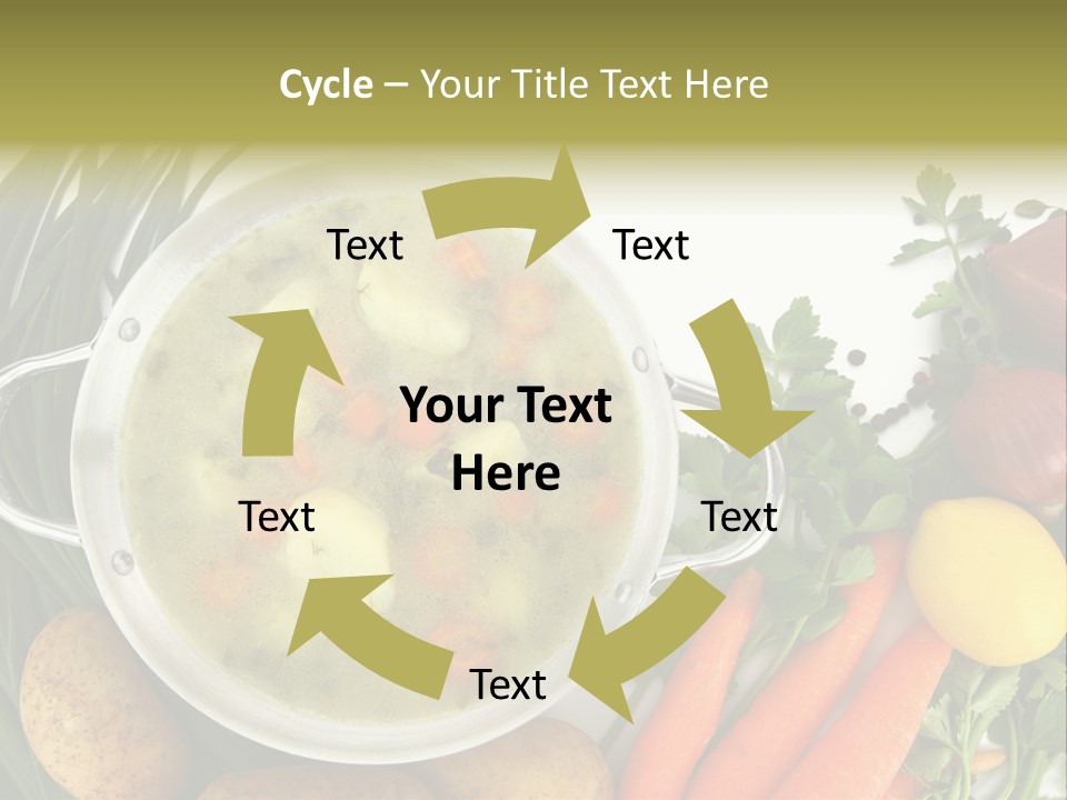 Lunch Cooking Ingredient PowerPoint Template