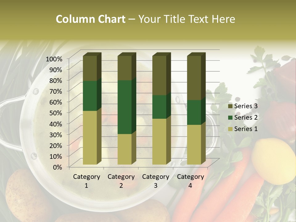 Lunch Cooking Ingredient PowerPoint Template