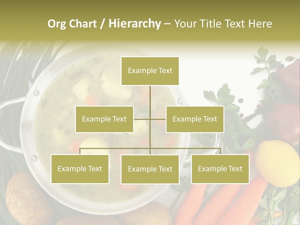 Lunch Cooking Ingredient PowerPoint Template