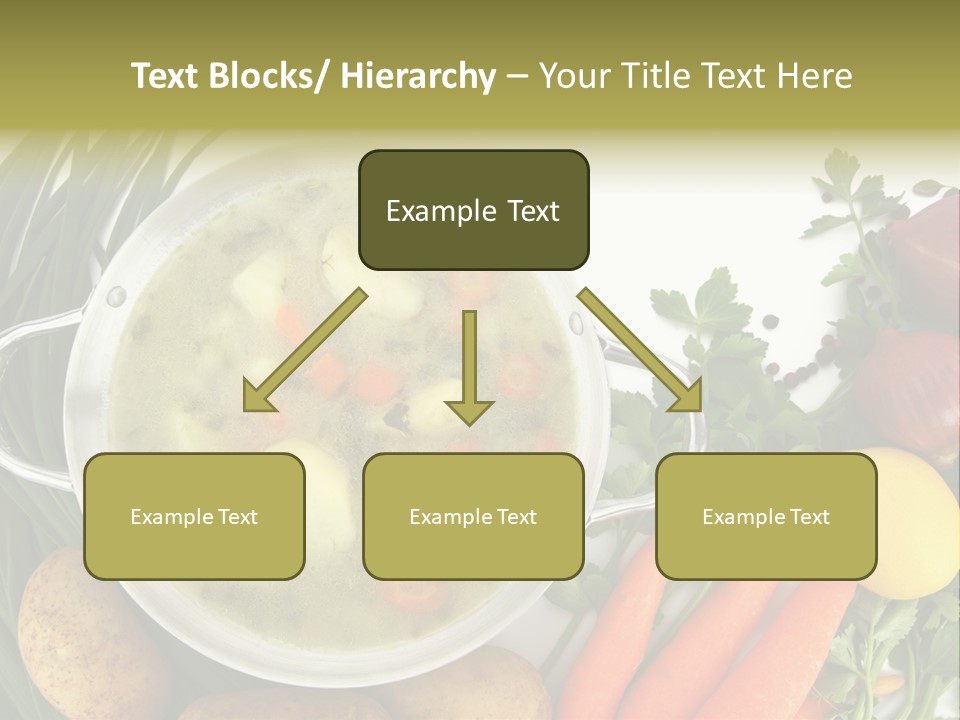 Lunch Cooking Ingredient PowerPoint Template