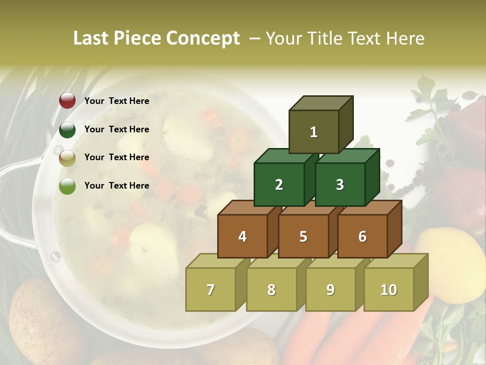 Lunch Cooking Ingredient PowerPoint Template