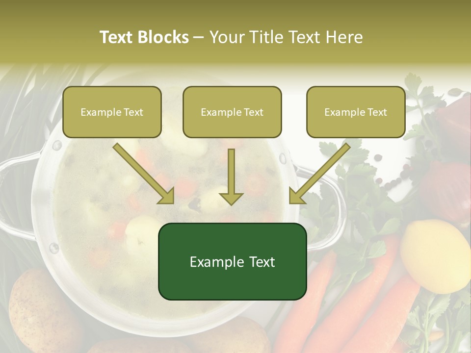 Lunch Cooking Ingredient PowerPoint Template