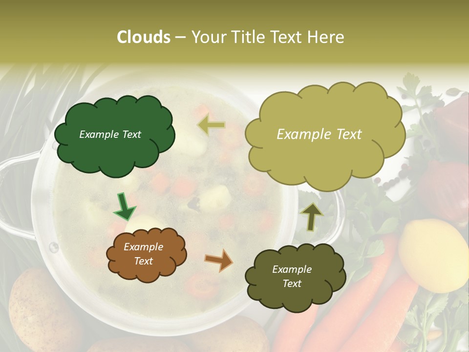 Lunch Cooking Ingredient PowerPoint Template