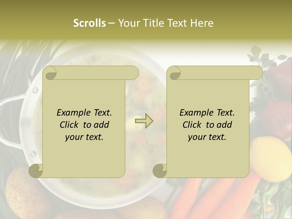 Lunch Cooking Ingredient PowerPoint Template