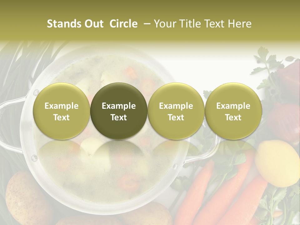 Lunch Cooking Ingredient PowerPoint Template