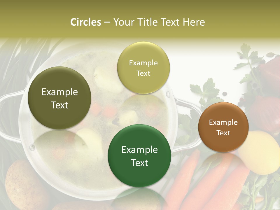 Lunch Cooking Ingredient PowerPoint Template