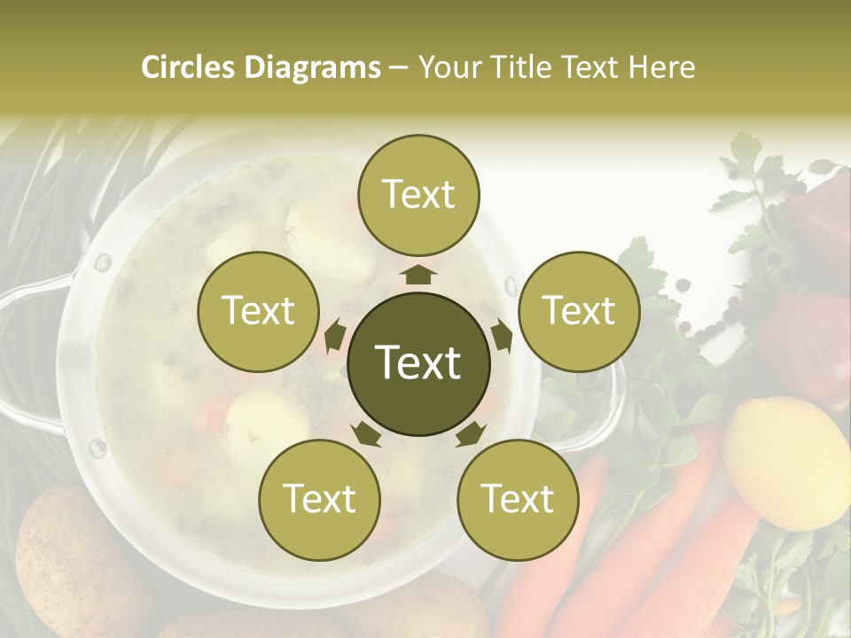 Lunch Cooking Ingredient PowerPoint Template