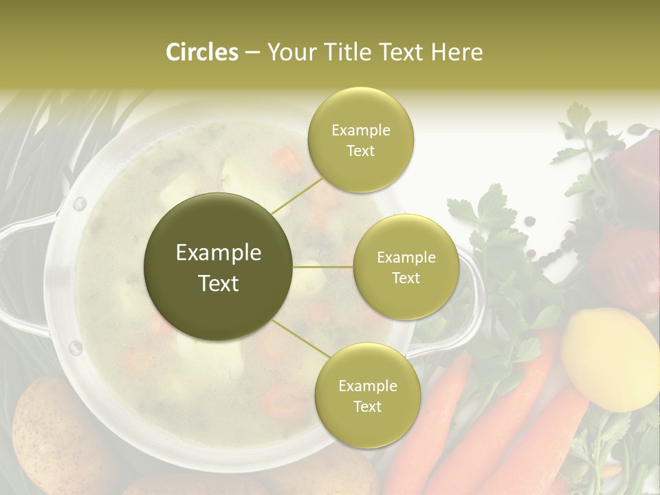 Lunch Cooking Ingredient PowerPoint Template