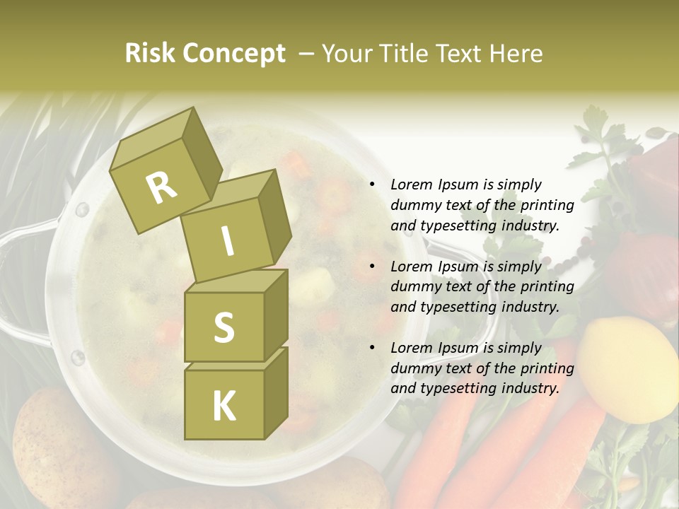 Lunch Cooking Ingredient PowerPoint Template