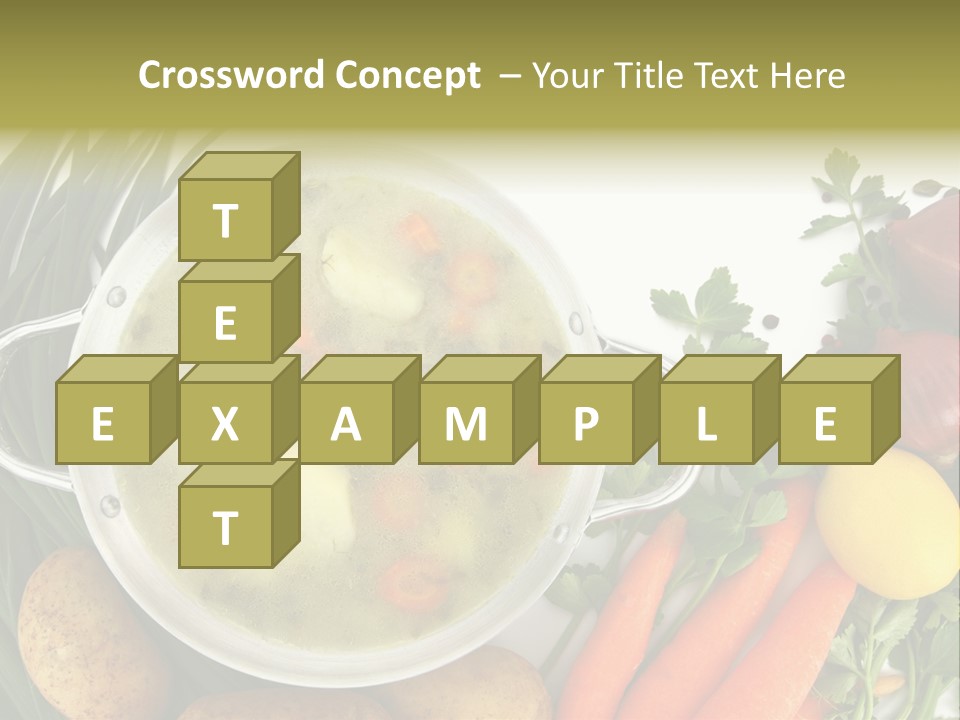 Lunch Cooking Ingredient PowerPoint Template