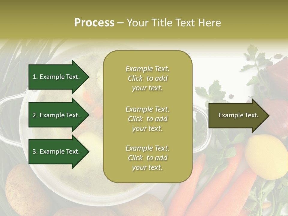 Lunch Cooking Ingredient PowerPoint Template