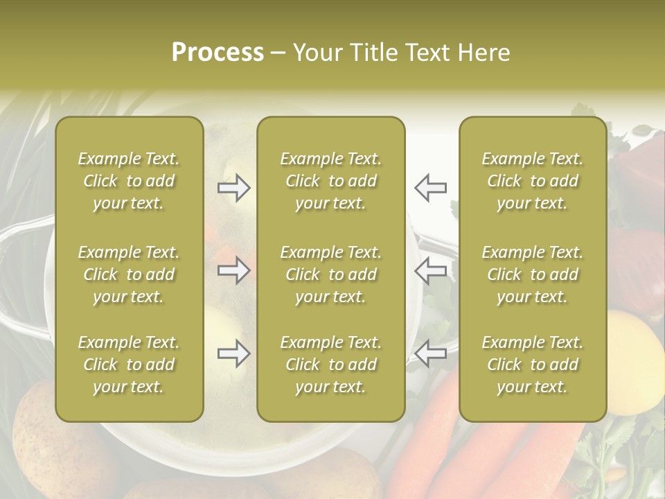 Lunch Cooking Ingredient PowerPoint Template