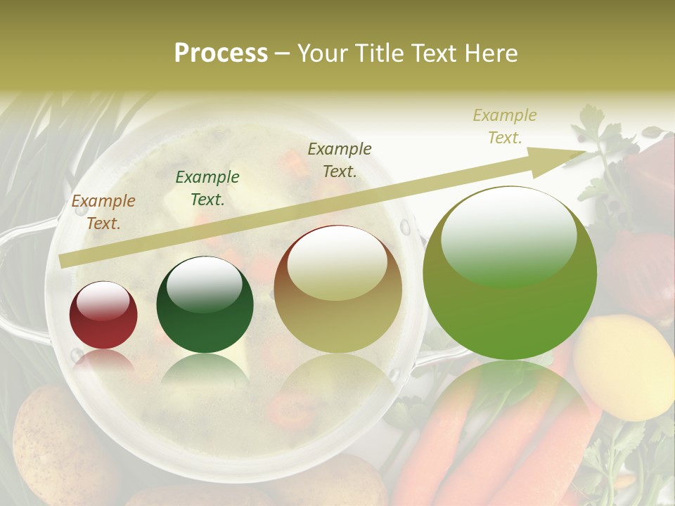Lunch Cooking Ingredient PowerPoint Template