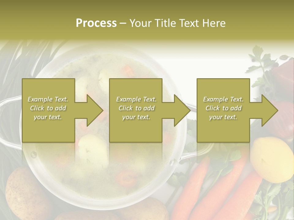 Lunch Cooking Ingredient PowerPoint Template