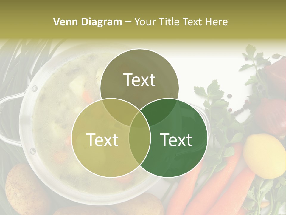 Lunch Cooking Ingredient PowerPoint Template