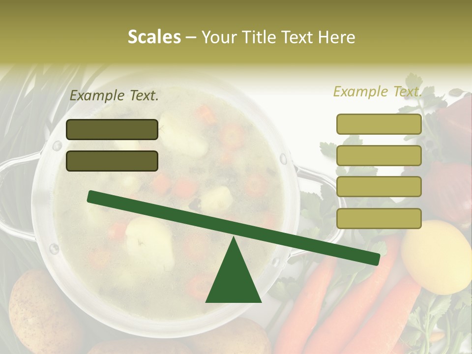Lunch Cooking Ingredient PowerPoint Template