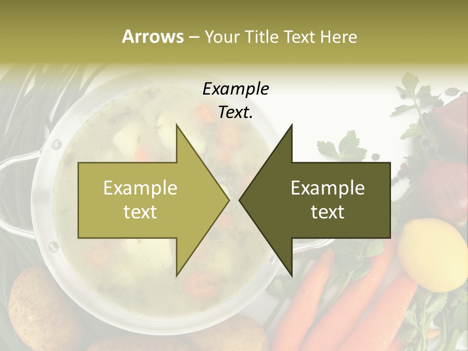 Lunch Cooking Ingredient PowerPoint Template