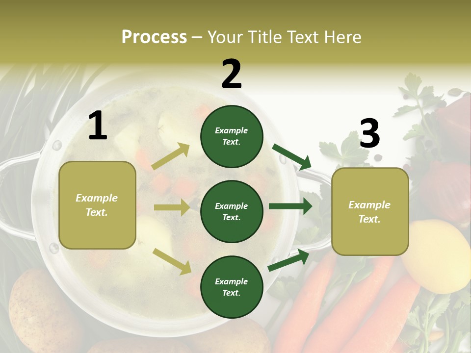Lunch Cooking Ingredient PowerPoint Template